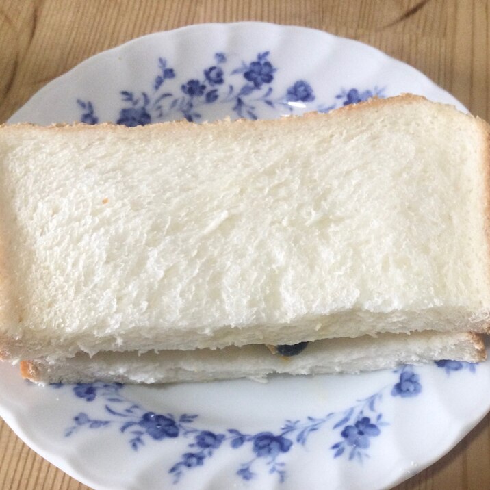 リメイク煮豆の卵とじサンド♪